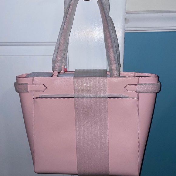 BRAND NEW Kate Spade Tote/Laptop Bag and Wallet set - light crepe - Picture 2 of 10